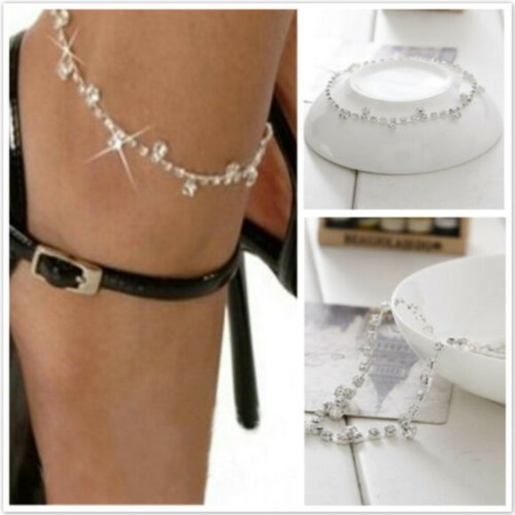 Women's Sexy Crystal Diamond Anklet Ankle Bracelet - Picture 11 of 11